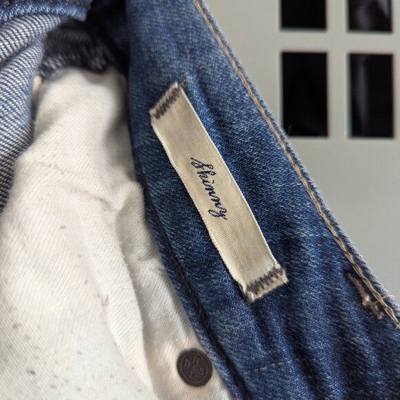 Ralph Lauren Denim & Supply Low-rise Blue Distressed Skinny Jeans - Picture 6 of 10